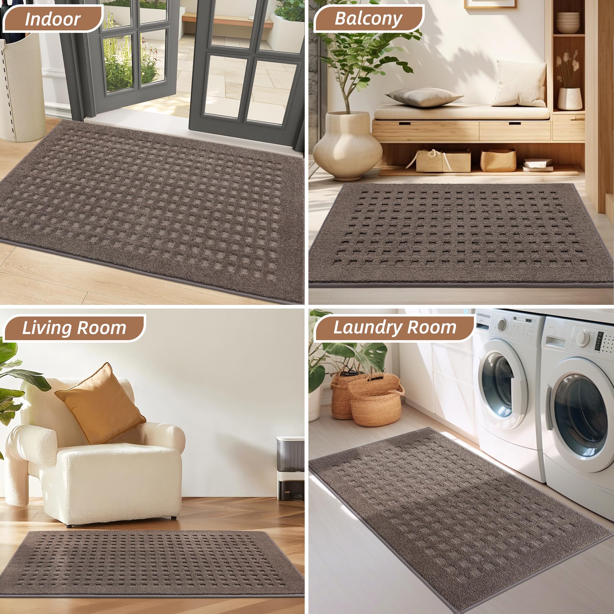 BEQHAUSE entryway mat suitable for indoor entrance areas