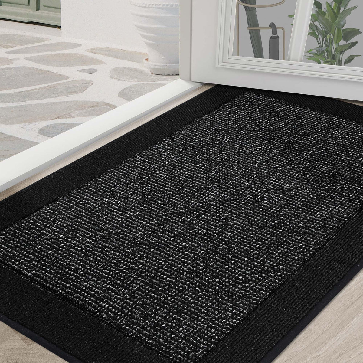 BEQHAUSE dirt-trapper door mat 36x60 traps dirt and keeps entry clean