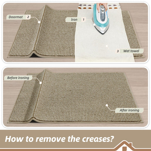 BEQHAUSE Dirt Trapper mat color variation under lighting