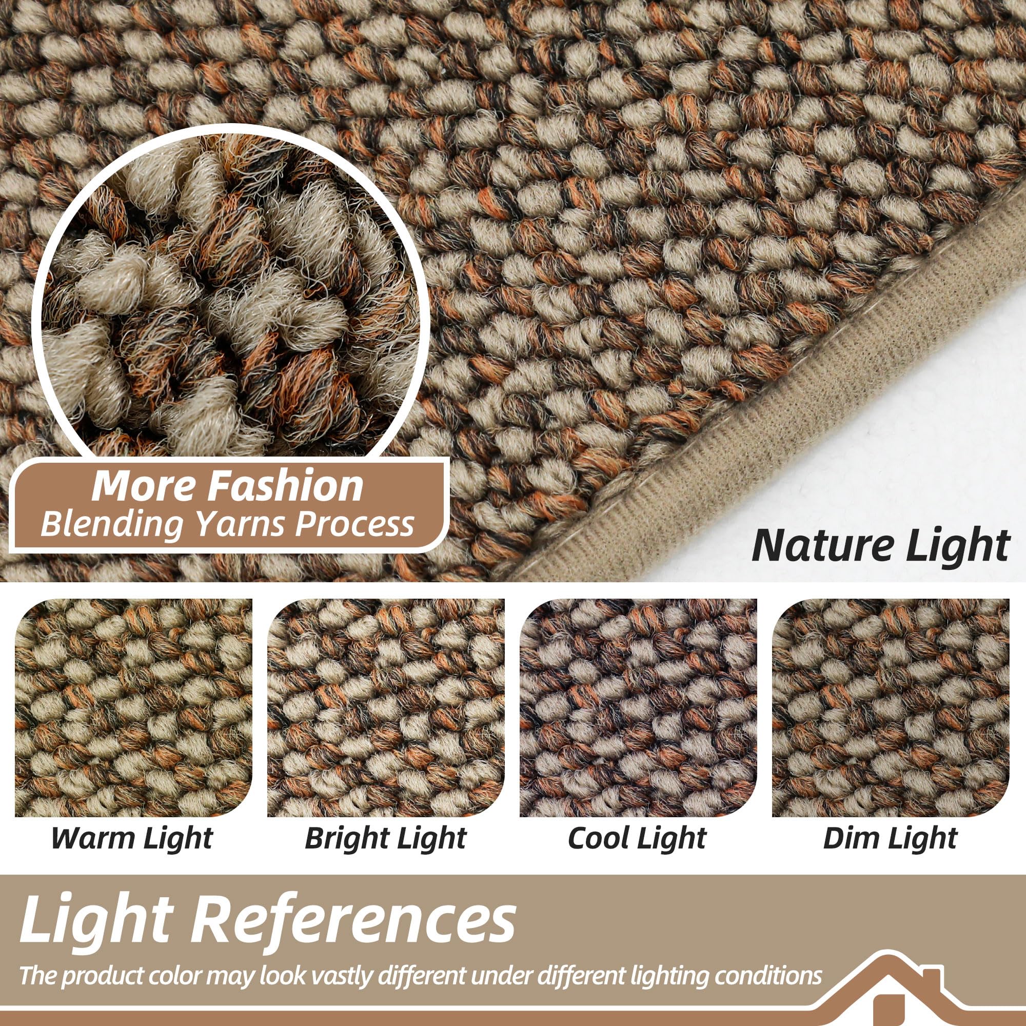 BEQHAUSE Dirt Trapper Door Mat easy to clean and quick to refresh
