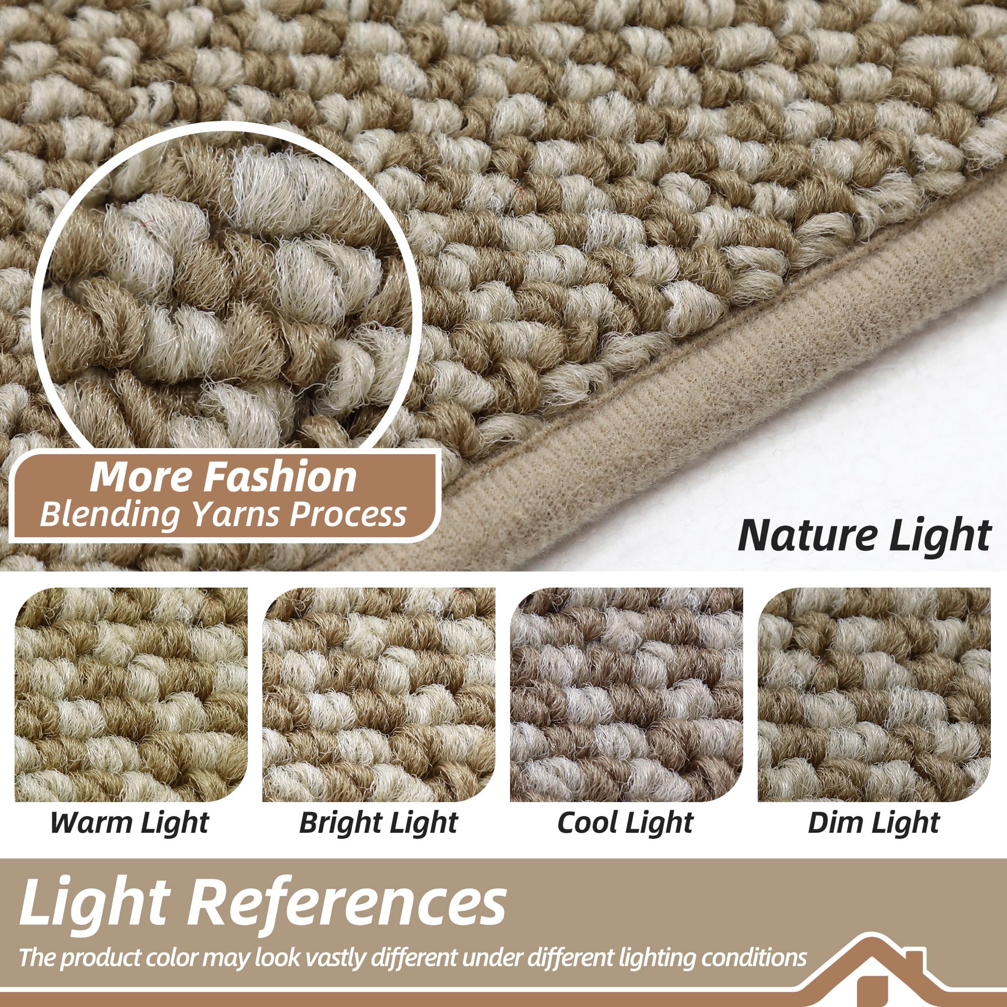 BEQHAUSE dirt-trapper door mat easy-clean surface for quick maintenance.