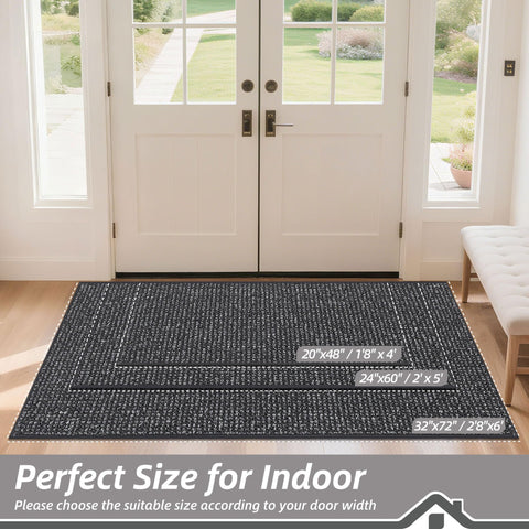 BEQHAUSE mat in entryway keeps floors dry by absorbing moisture