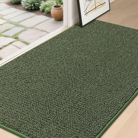 BEQHAUSE Dirt Trapper mat front view protects entry floors with 36x60 coverage.