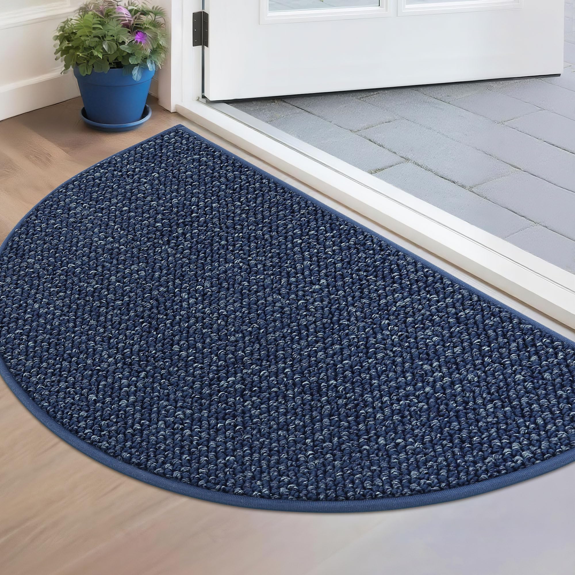 BEQHAUSE Dirt Trapper front view mat showing wide coverage and moisture absorption