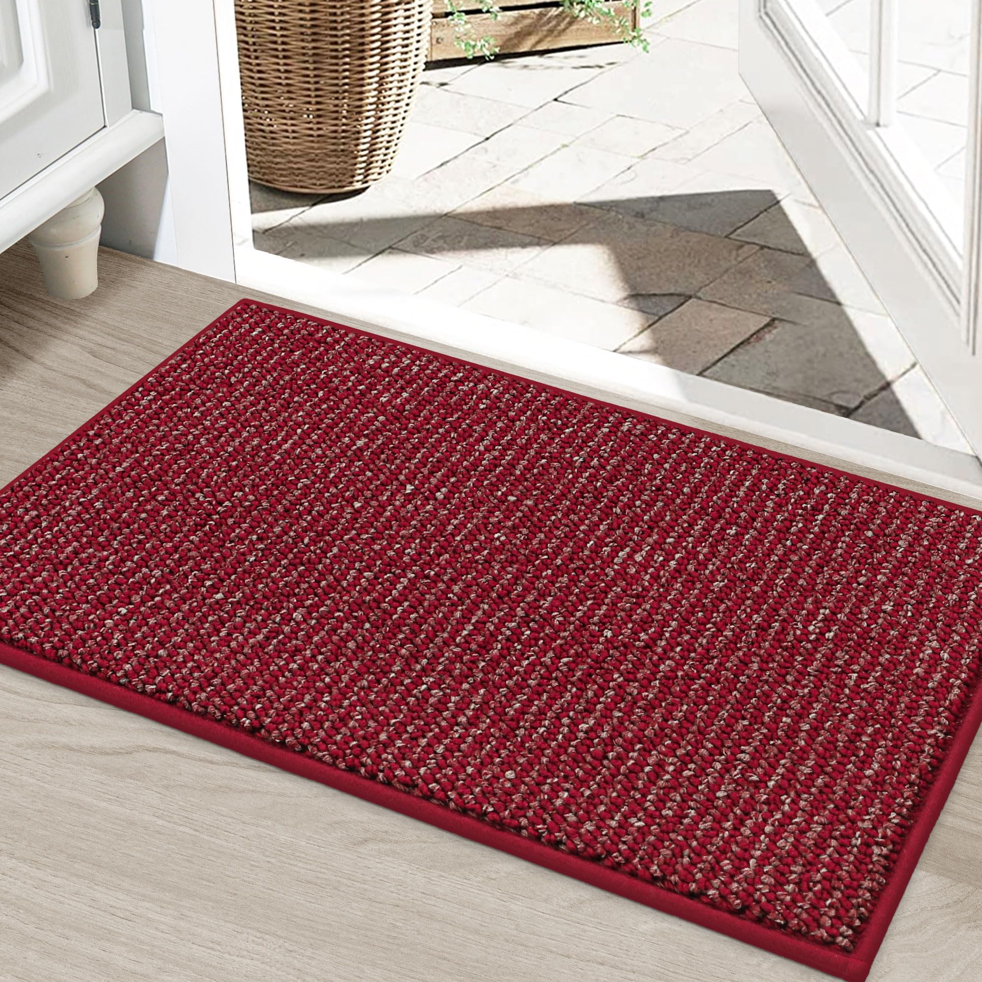 BEQHAUSE Dirt Trapper door mat front view traps dirt and moisture at entry.