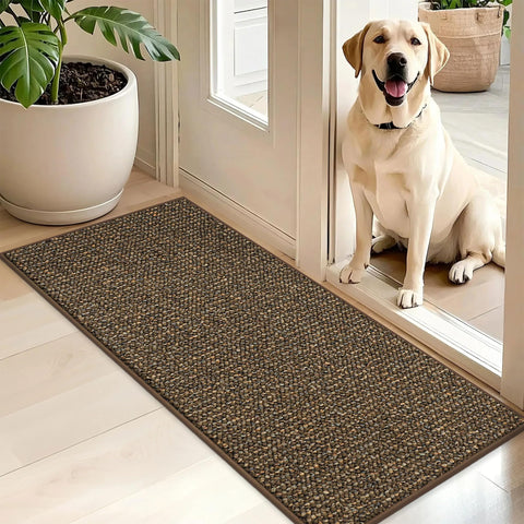 BEQHAUSE Dirt Trapper Door Mat front view showing low-profile design and full coverage