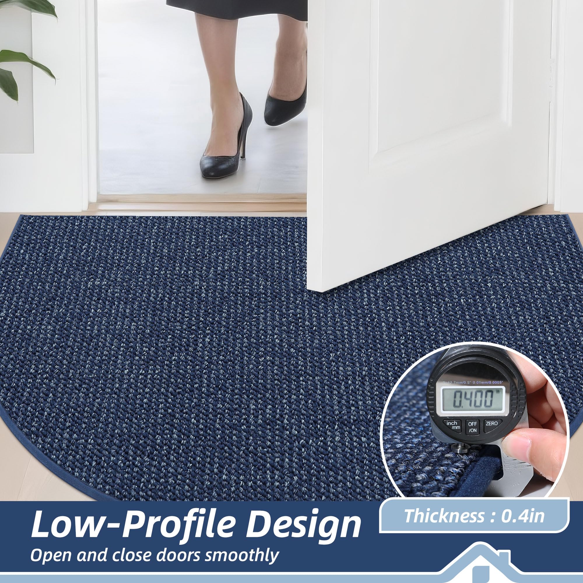 BEQHAUSE Dirt Trapper low profile 0 4 inch thickness clears door