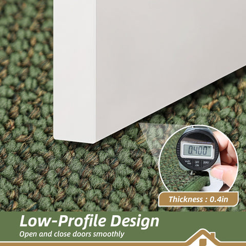 BEQHAUSE Dirt Trapper low-profile edge helps doors glide smoothly.
