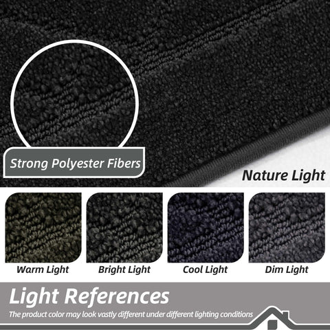 BEQHAUSE Dirt Trapper door mat low-profile backing keeps it in place.