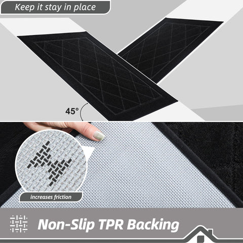 BEQHAUSE Dirt Trapper door mat woven texture ideal for front and back doors.