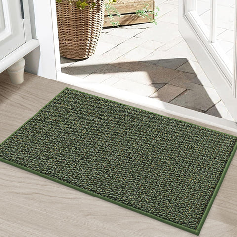 BEQHAUSE Dirt Trapper front door mat highlights moisture wicking and entryway cleanliness.