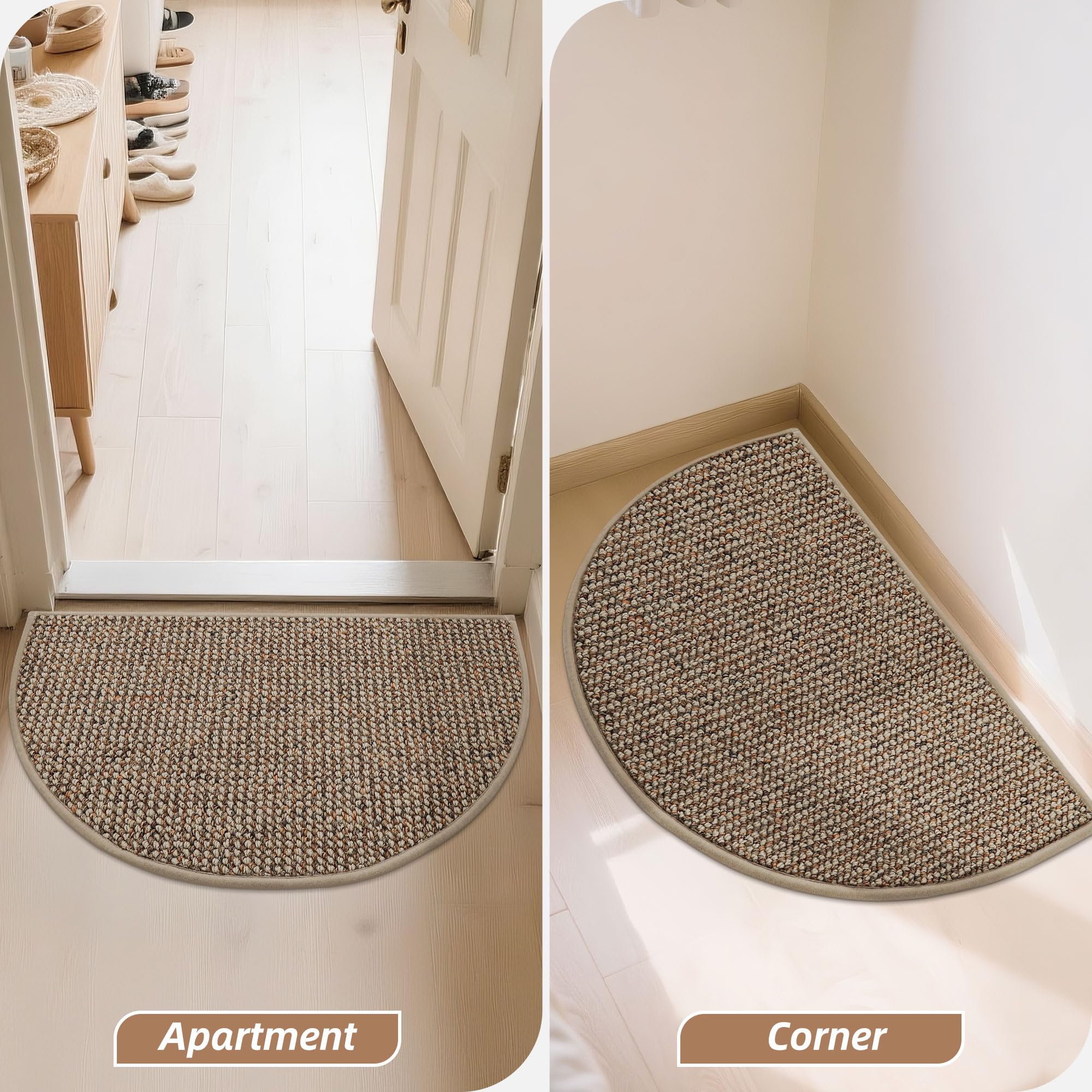 BEQHAUSE Dirt Trapper taupe color complements modern decor.
