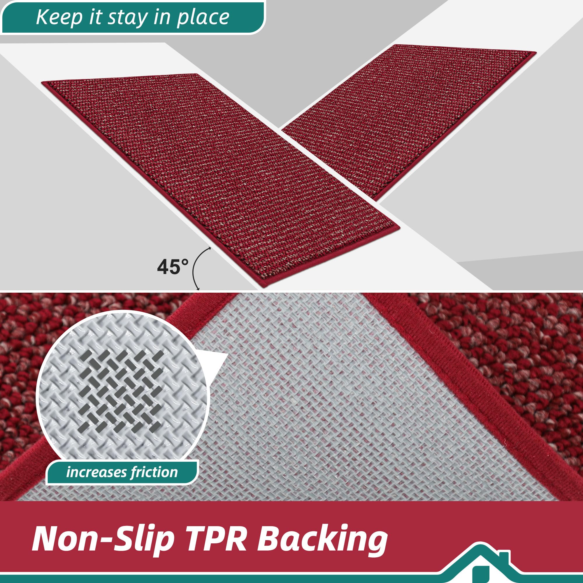 BEQHAUSE Dirt Trapper mat withstands weather and resists fading.