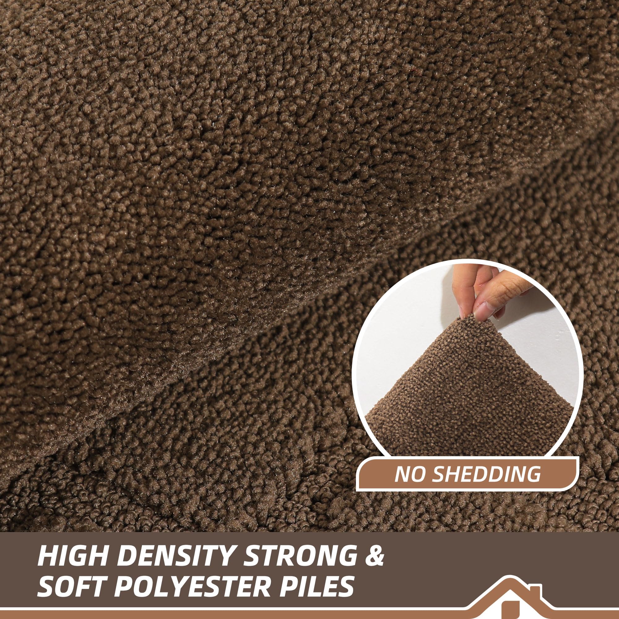 BEQHAUSE door mat washable design stays vibrant after machine washing