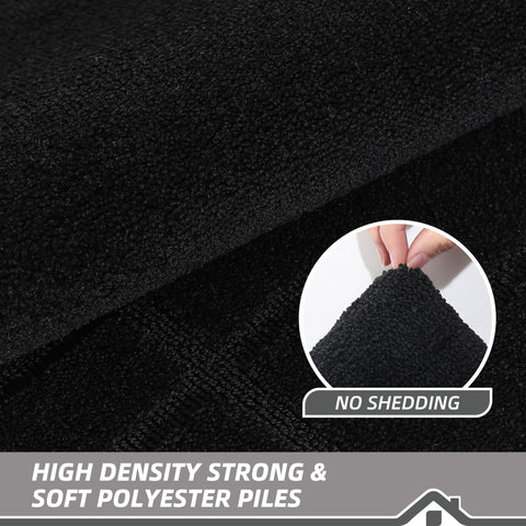 BEQHAUSE black color mat complements modern entryways