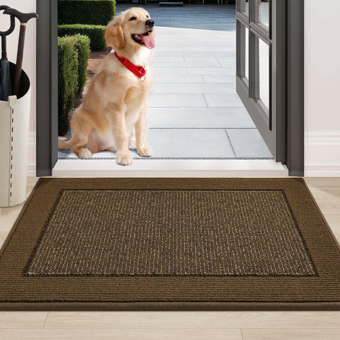 BEQHAUSE door mat dirt trap at the front door keeps floors clean.