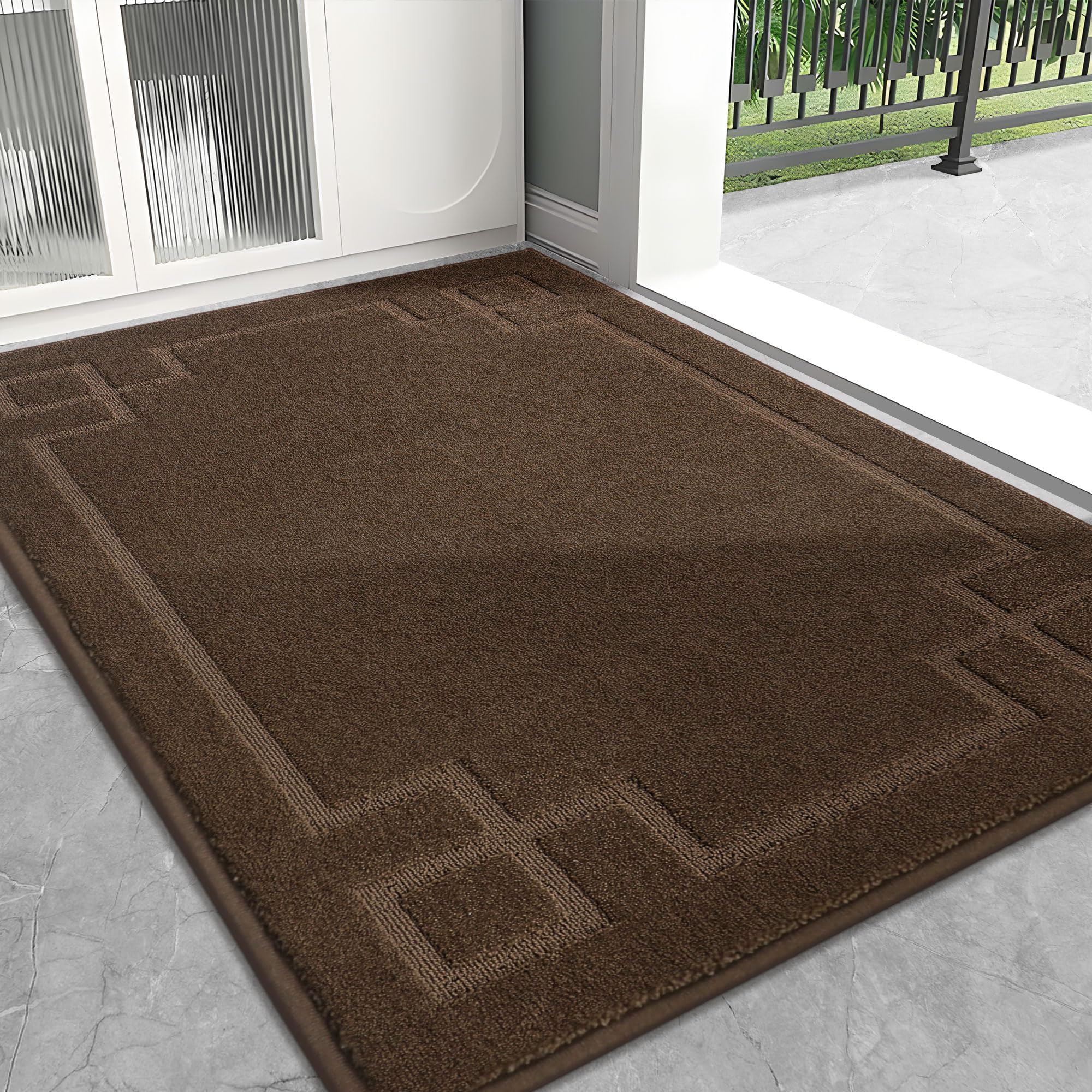 BEQHAUSE entry mat protects indoor floors in busy foyers.