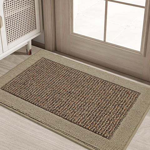 BEQHAUSE door mat front-door dirt-scrub keeps entry floors dry