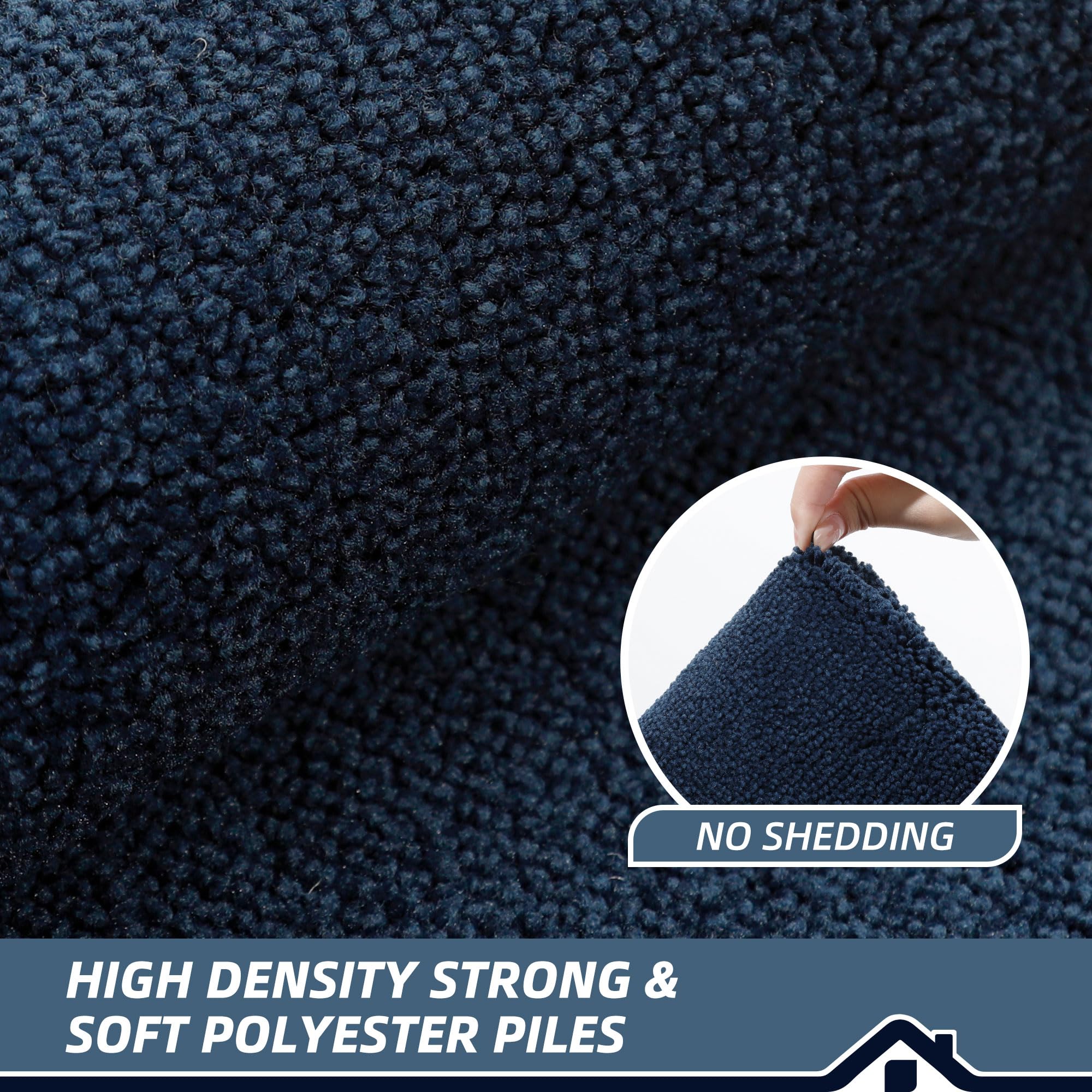 BEQHAUSE stain-resistant polyester surface resists fading with repeated cleanings.