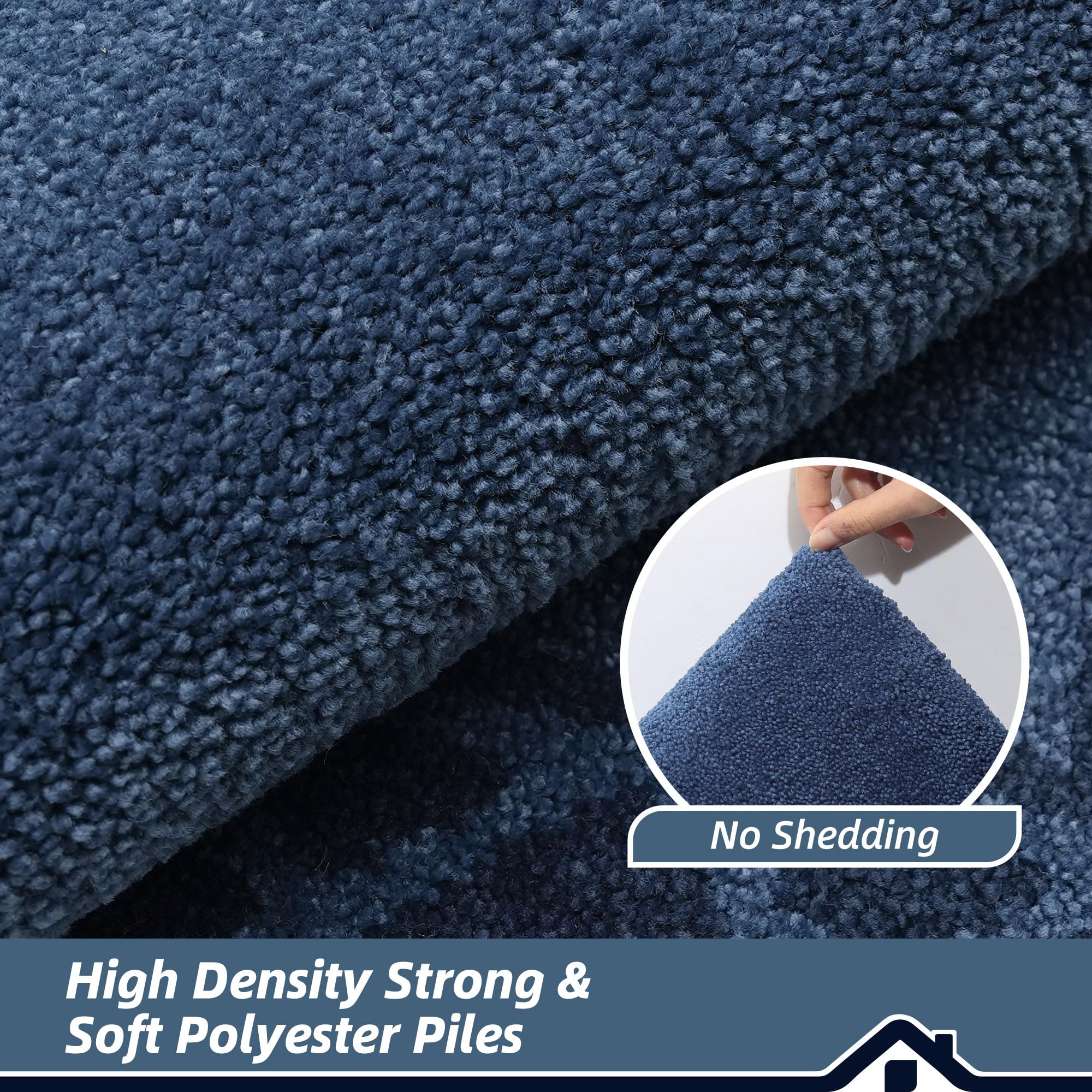 BEQHAUSE washable mat being vacuumed for quick maintenance.