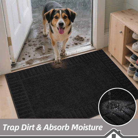 BEQHAUSE soft polyester surface for barefoot comfort at the doorway