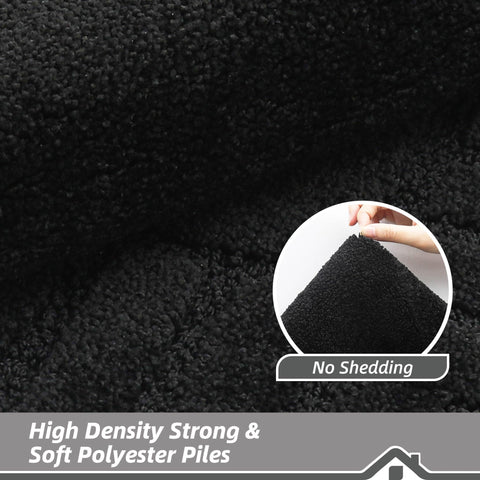 BEQHAUSE non-slip backing keeps the mat securely in place