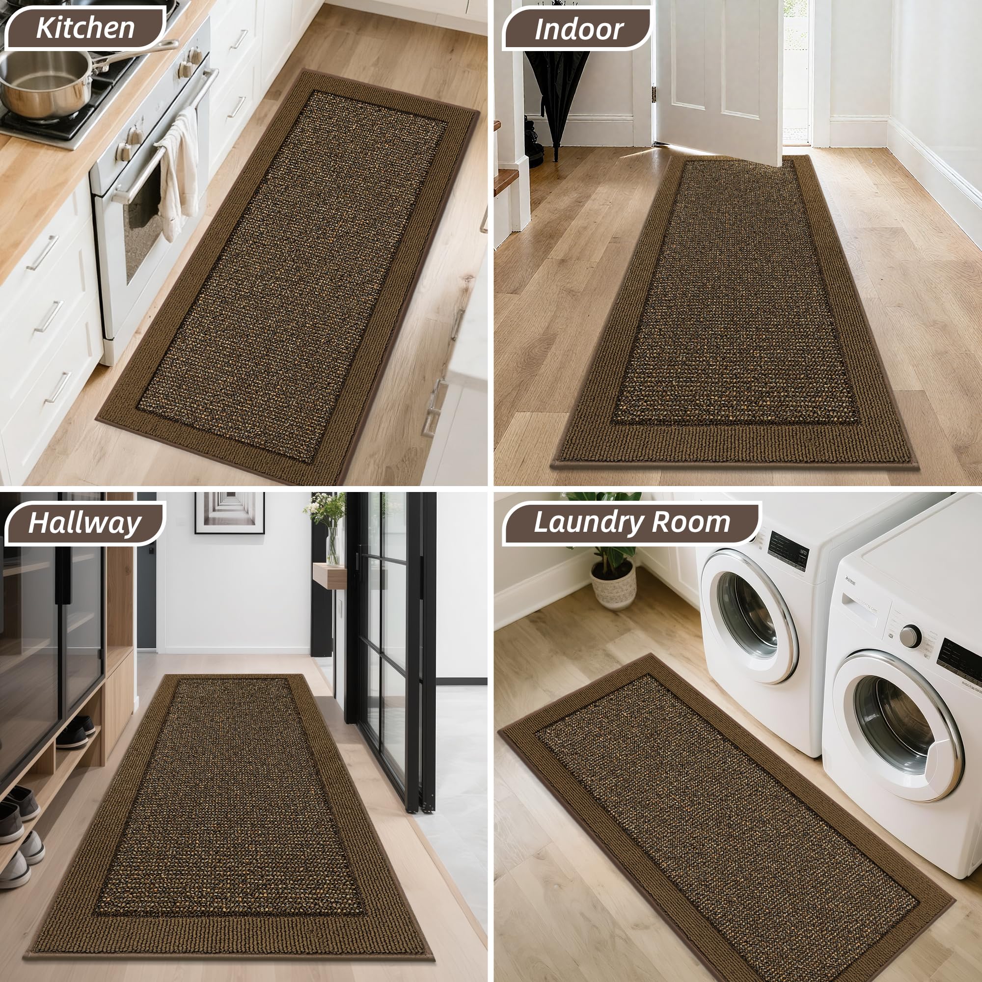 BEQHAUSE front entryway mat complements various home styles
