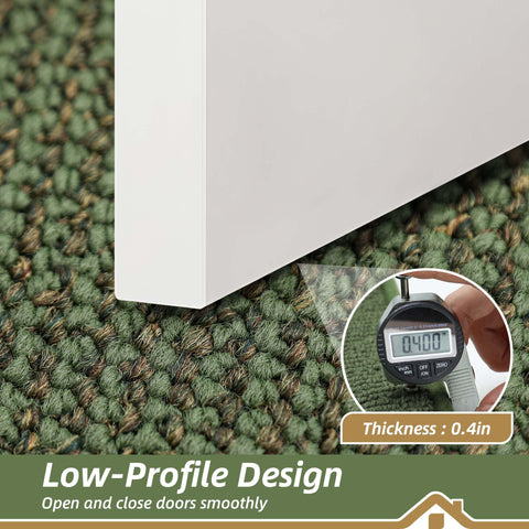 BEQHAUSE green door mat adds style to entryways with color