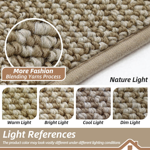 Multicolored yarn weave adds stylish detail to entryways