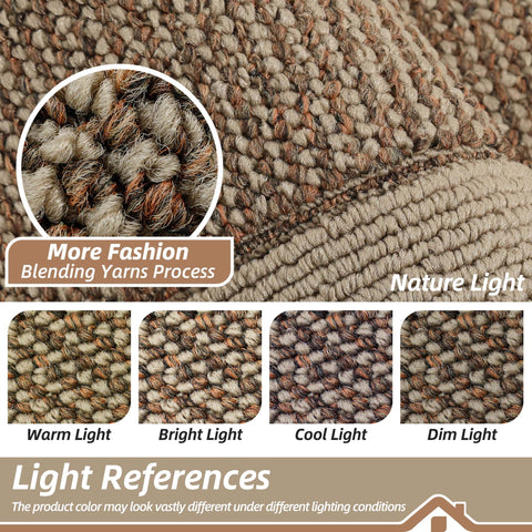 BEQHAUSE non-slip entry rug helps prevent slips indoors.