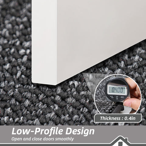 BEQHAUSE washable polypropylene mat is easy to clean.