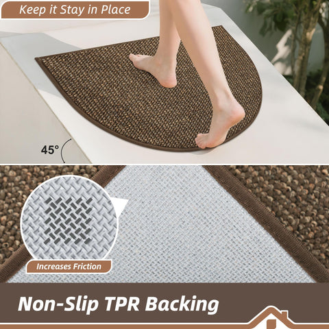 BEQHAUSE washable indoors door mat for easy cleaning