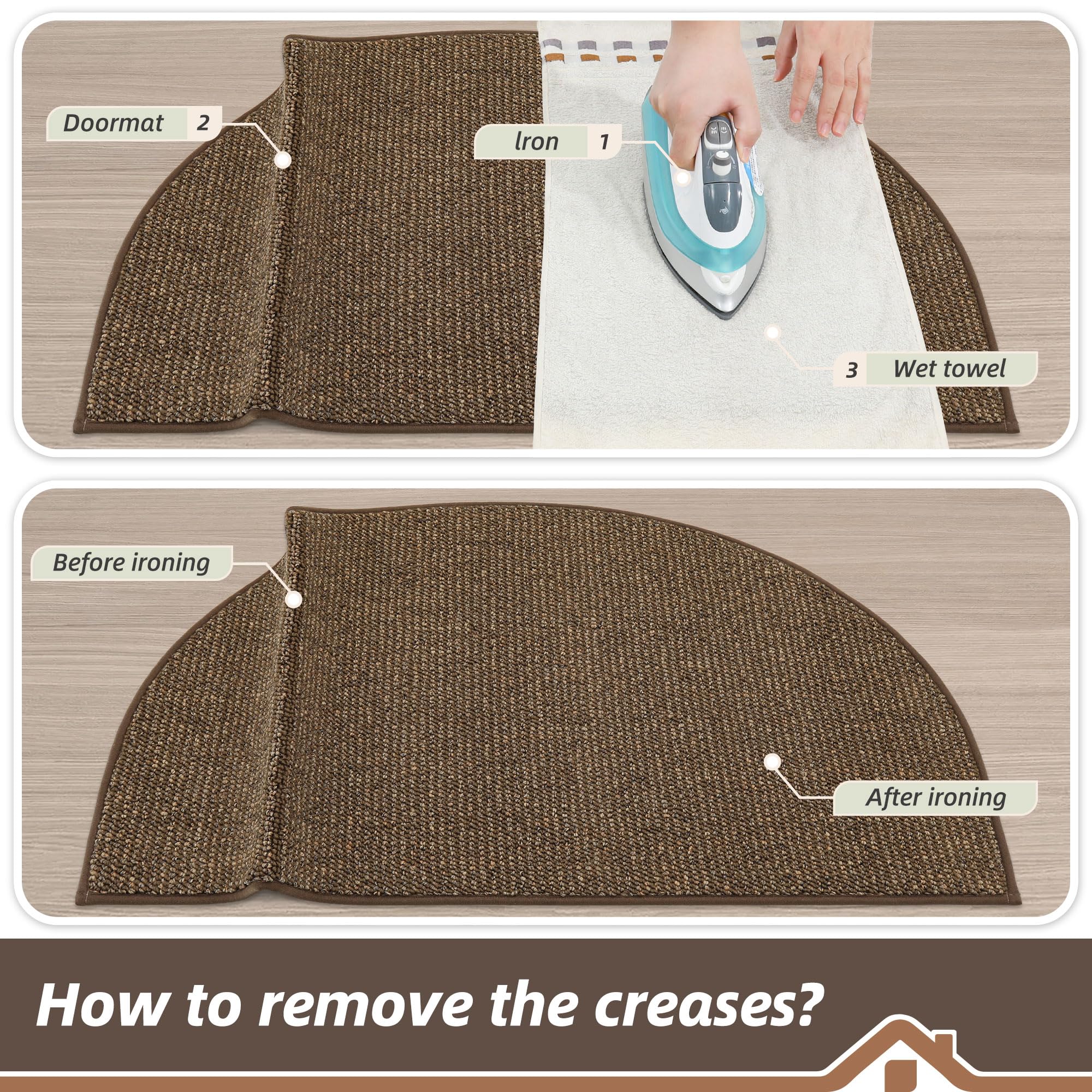 BEQHAUSE weather-ready mat handles rain and snow