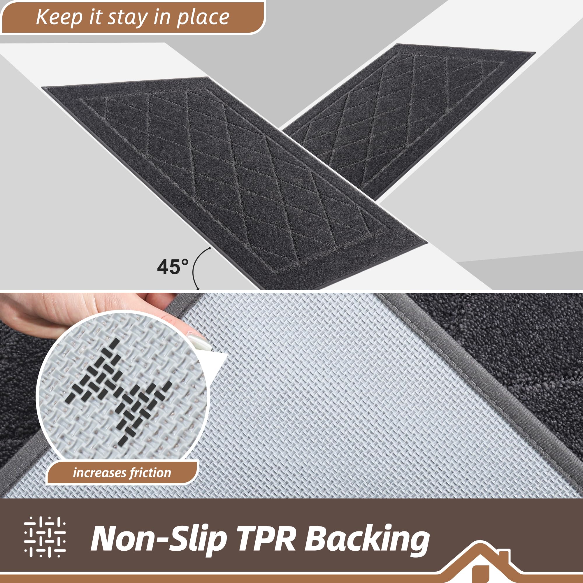 Beqhause Dirt Trapper mat surface is easy to clean