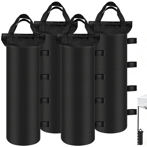 Bequemhaus canopy weights with durable material provide long-lasting stability on windy days.