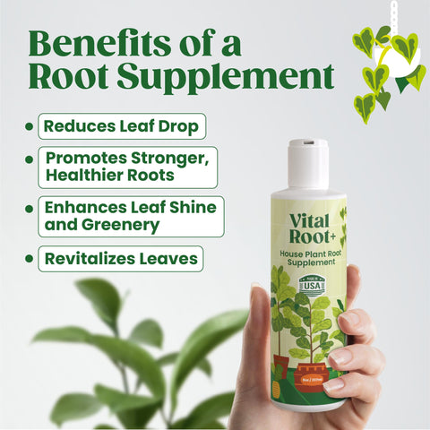 Berkland Root Supplement dosing cap enables precise, mess-free measurements for consistent feeding.