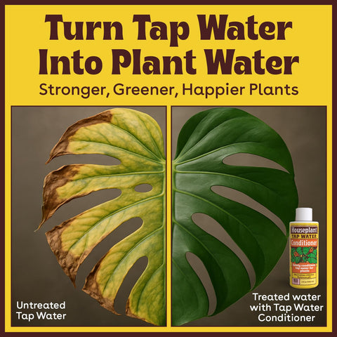 Berkland Tap Water Conditioner drops-application demonstrates quick neutralization before watering