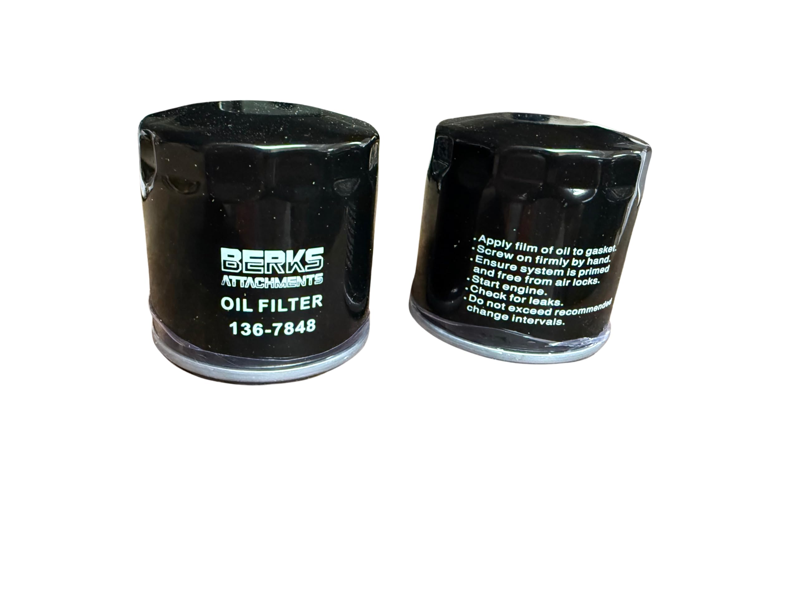 Berks Attachments oil filter close-up, heavy-duty body for long life.