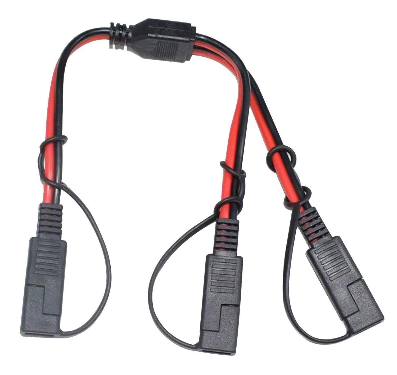 BERLAT 14AWG SAE extension cable with dust cover for solar and charging setups