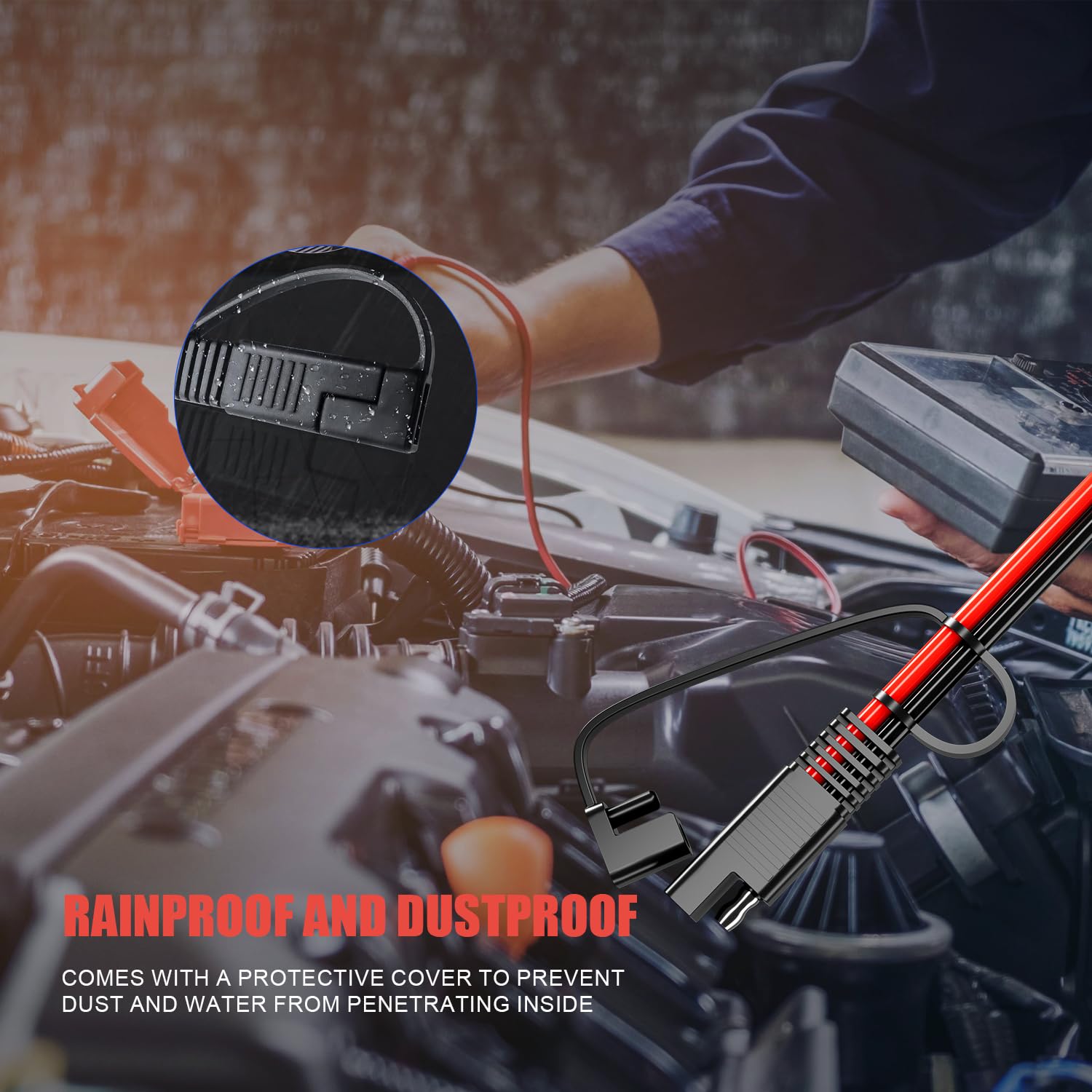 Berlat package includes 2 adapters and 4 extension cables for ready use.