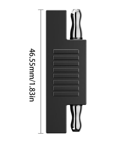 BERLAT polarity reverse adapter close-up shows rugged plug-in design for durability.
