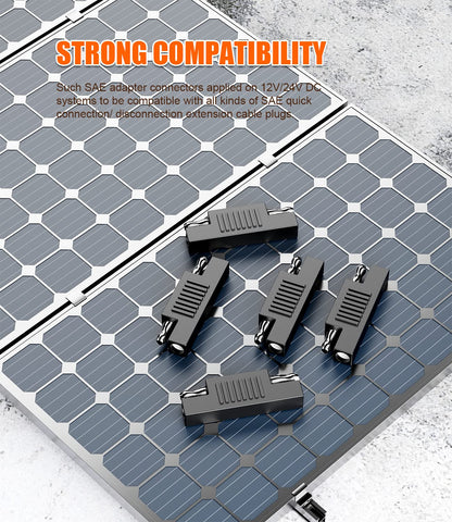 Five-pack packaging highlights value and versatile DC compatibility with BERLAT adapters.
