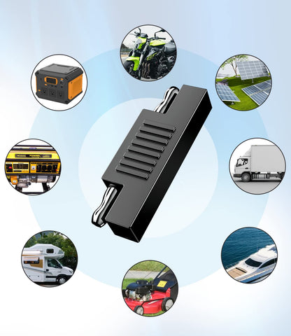BERLAT SAE polarity reverse adapter provides secure plug-in operation for quick setups.