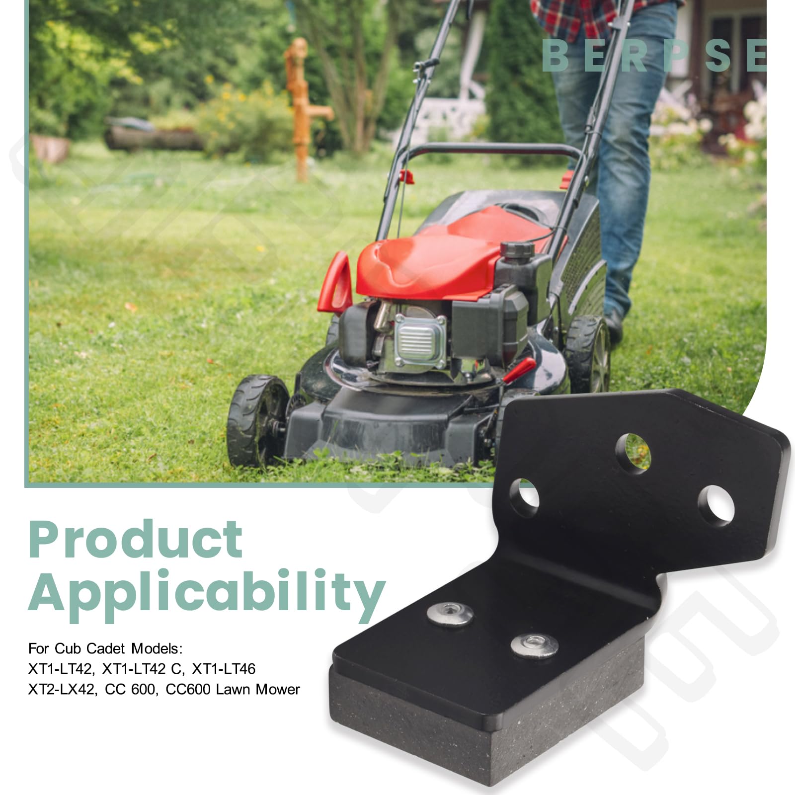 BERPSE 42 inch deck compatibility shown in action