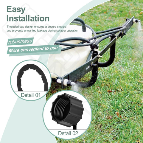 BERPSE compatible drainage for lawn and garden sprayers improves upkeep