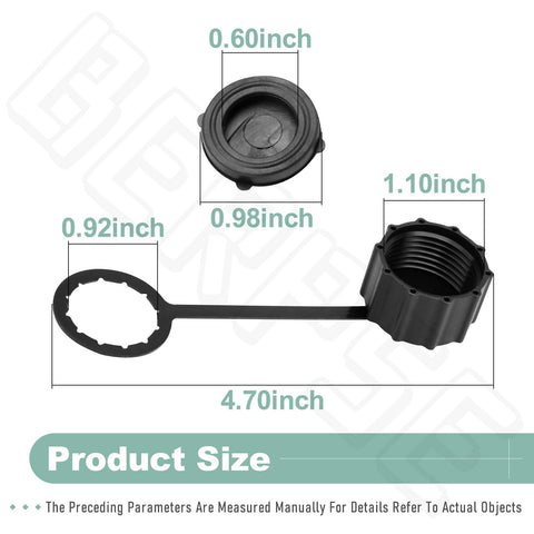 BERPSE tethered drain plug prevents loss during draining and filling tasks
