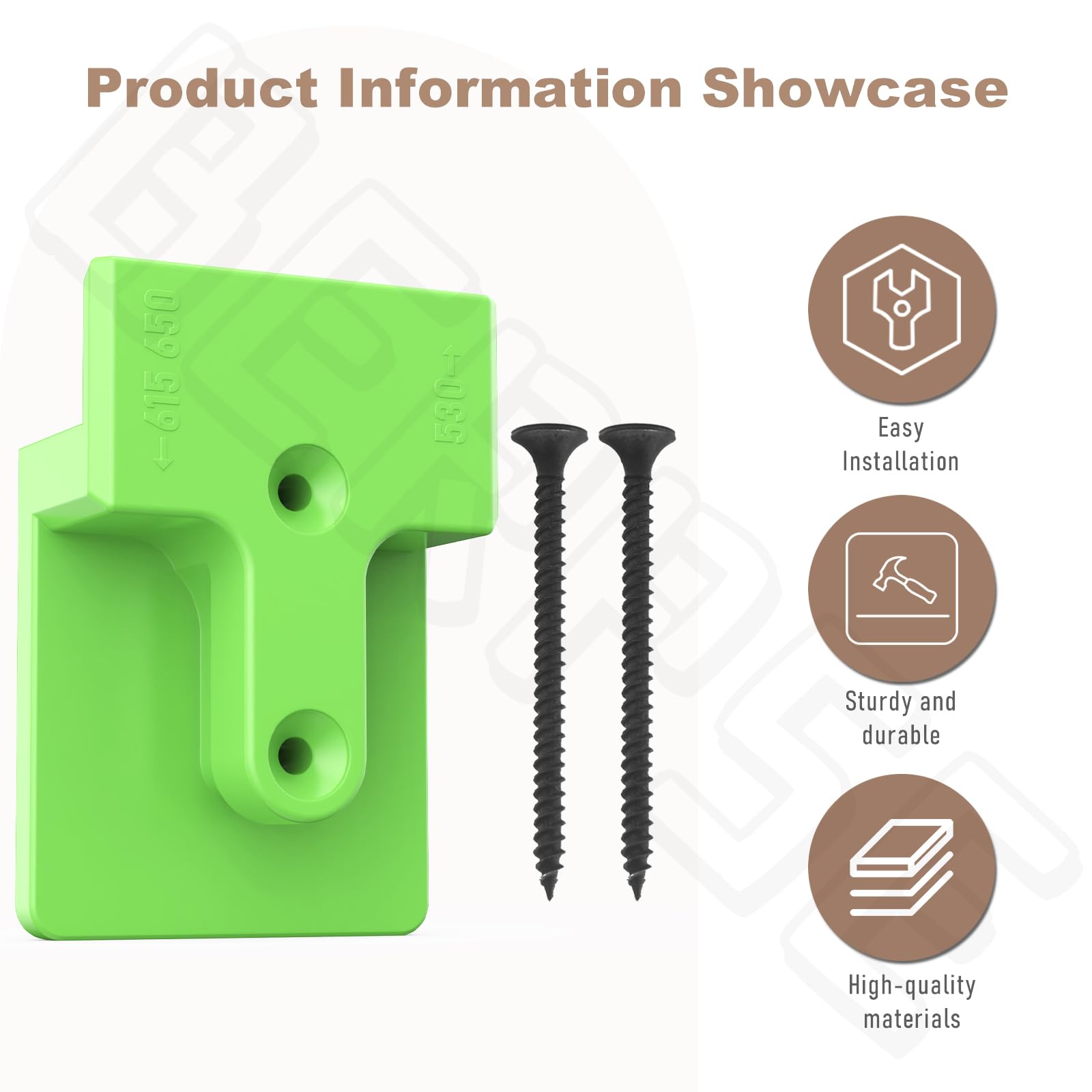 BERPSE bracket with adjustable direction for EGO blowers flexible mounting