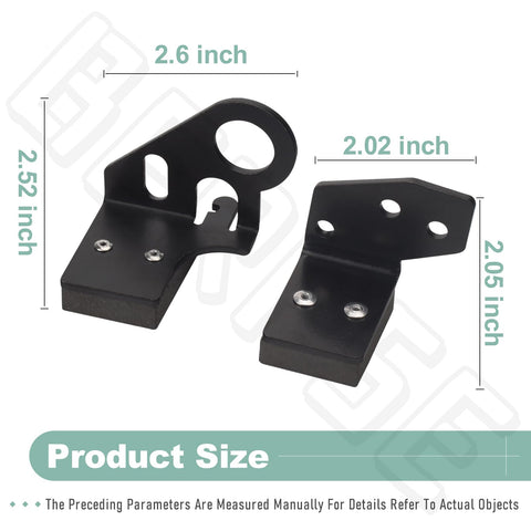 BERPSE brake arm kit installed on mower deck showing precise fit