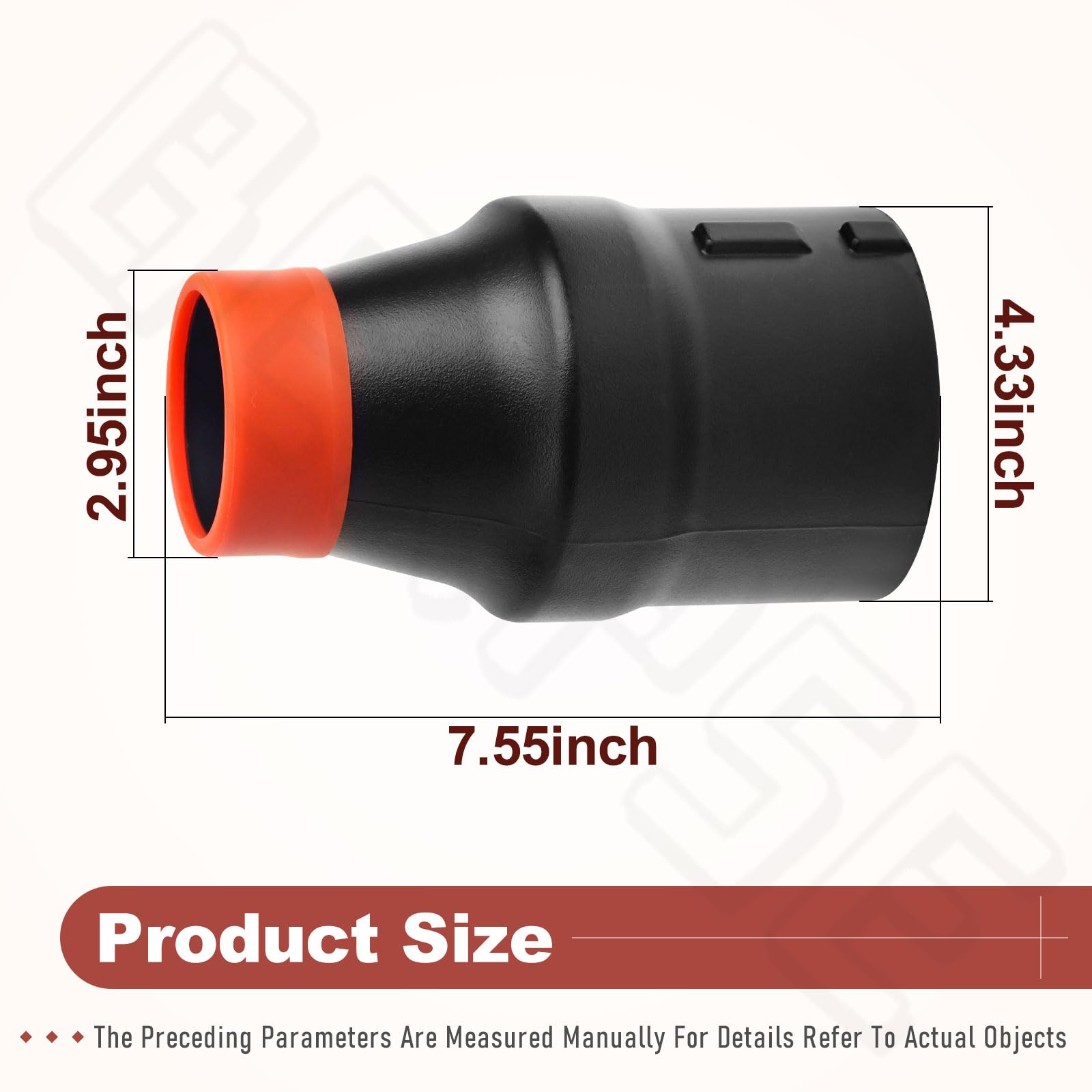 BERPSE 8in nozzle for 2728-20, balances airflow on panels.