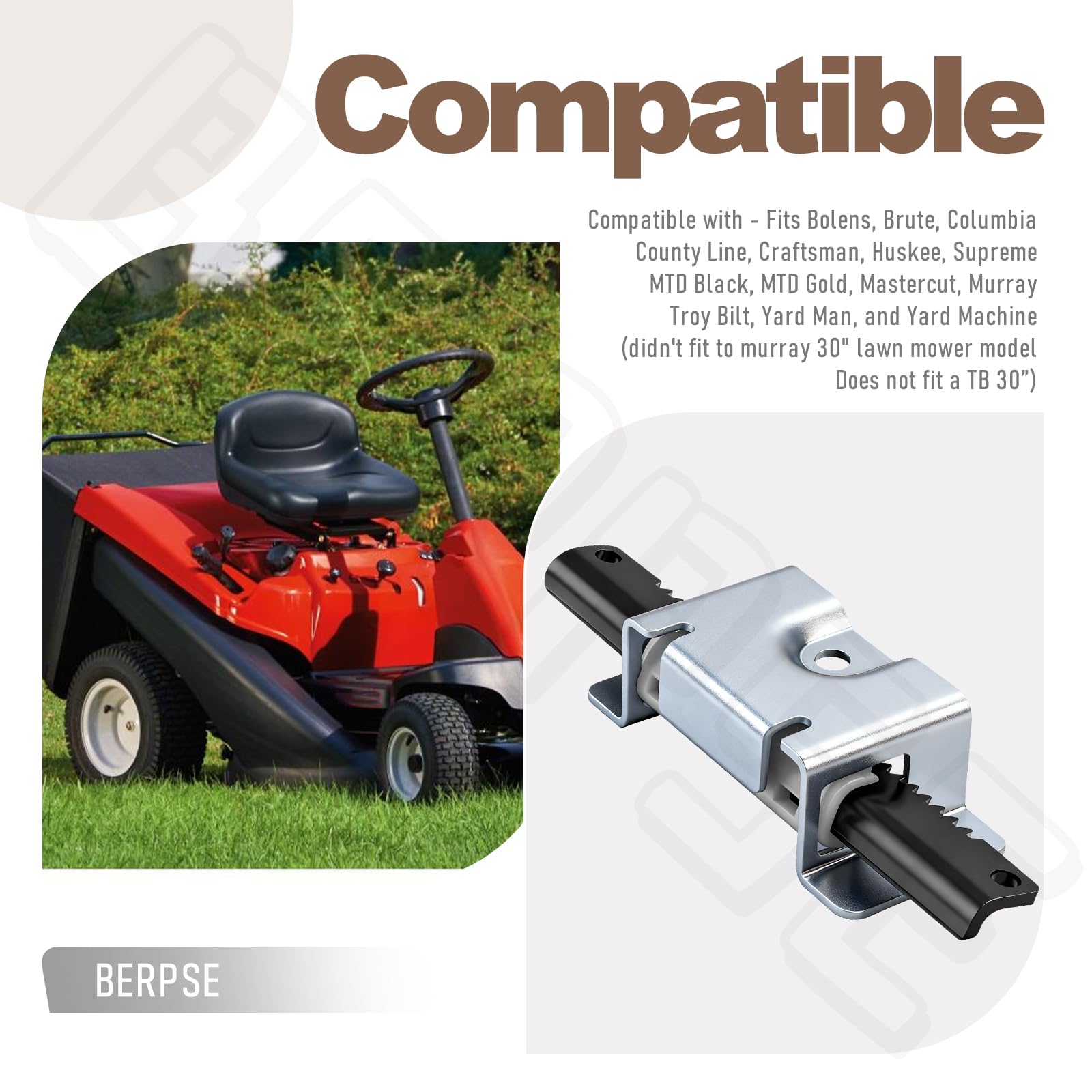 BERPSE CR12 pinion included for smooth turning and better control.